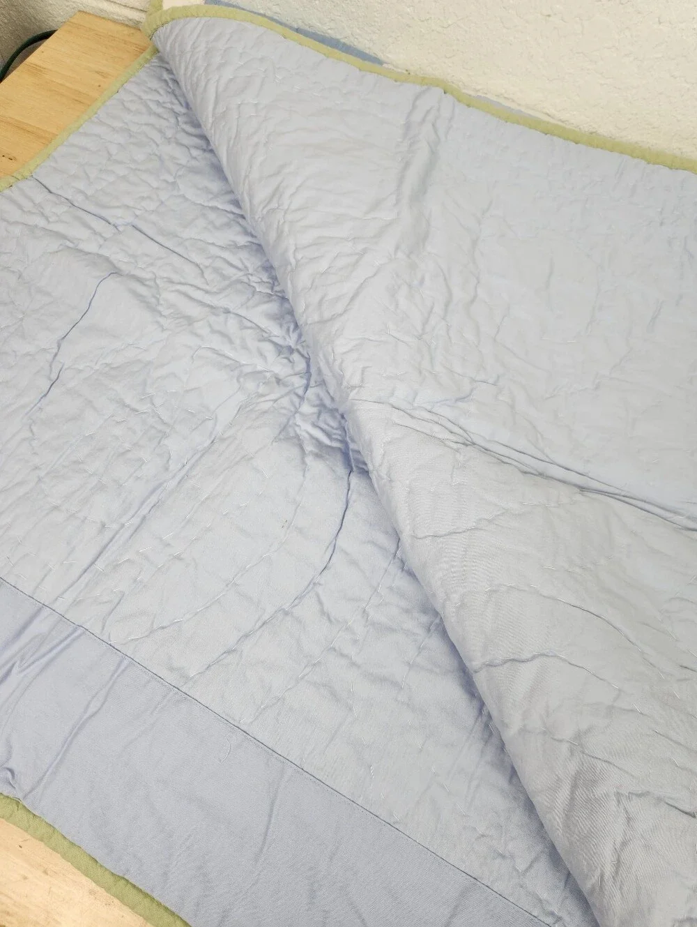 Pottery Barn Kids Vine Patchwork Crib/ Toddler Quilt 50x36 NOS Floral *Flaw*